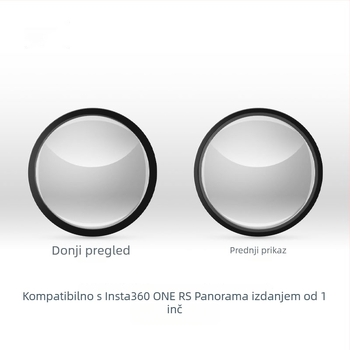 Kapa za objektiv Insta360 ONE RS Leica panoramski objektiv (Shadow Stone) — OEM prerada; pakiranje: zaštitno silikonsko kućište za ogledalo; izlazak na tržište 2022; usluga nakon prodaje: tri paketa