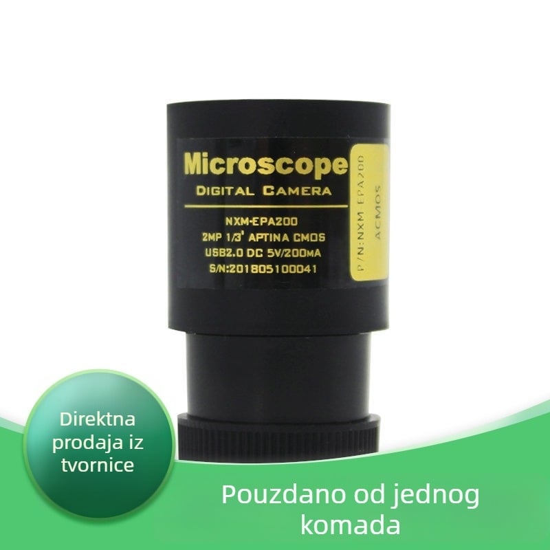 Elektronički okular biološkog mikroskopa s kamerom, 2 MP, sučelje 23,2 mm