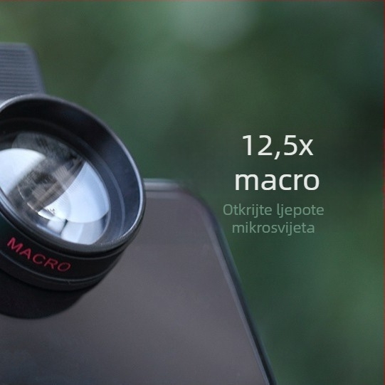 Foresee 0.45x dvostruki mobilni objektiv: ultrawide i makro — univerzalna kompatibilnost sa svim modelima, vanjski dodatak visoke definicije