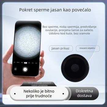 Telefonski makro objektiv s ogledalom i mikroskopskom osnovom za makrofotografiju izbliza