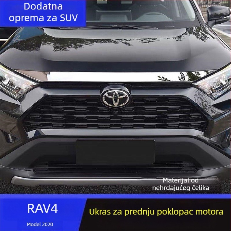 Ukrasna traka od nehrđajućeg čelika za prozor Toyota RAV4 (2020–2021)