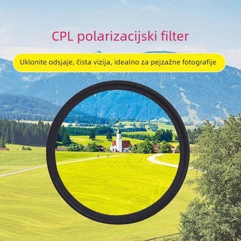 Hesheng polarizator za mobilni telefon – uklanja odsjaje, univerzalni polarizator za objektive telefona, pogodan za fotografiranje i HD prijenos uživo