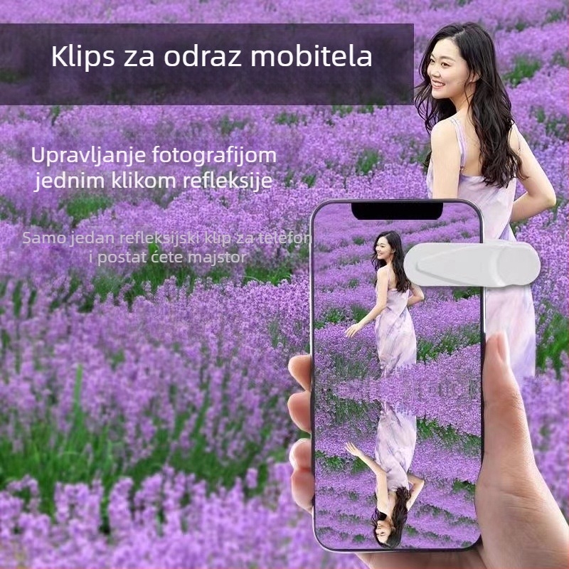 Vanjski dodatak za fotografiranje mobitelom s funkcijom odraza neba – Nebesko ogledalo, Model 5544, kompatibilan s mobilnim telefonima.