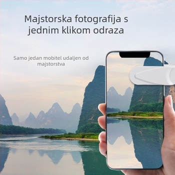 Klip za fotografiranje refleksije telefona — univerzalni držač za pametne telefone, jednostruki dizajn, stolni sklopivi dizajn, reverzno upravljanje jednim klikom, kompatibilan s različitim modelima