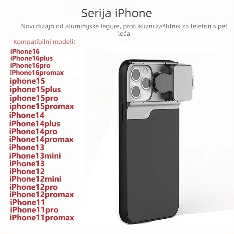 Set leća za kameru iPhone 12: CPL filtr, makro i teleobjektiv