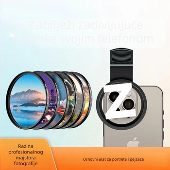 Set filtara s klipsom za fotografiranje na mobitel: CPL polarizator, makro, zvjezdano svjetlo, mekani fokus, ND redukcija