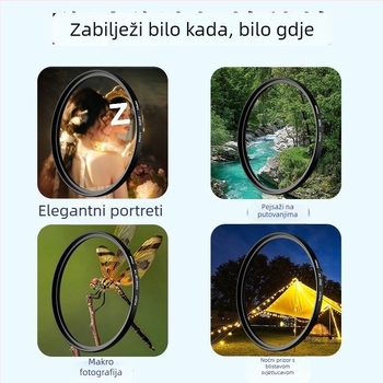 Set filtara s klipsom za fotografiranje na mobitel: CPL polarizator, makro, zvjezdano svjetlo, mekani fokus, ND redukcija