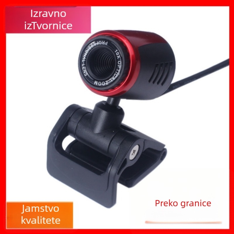 USB kamera bez drivera za desktop i notebook, HD 1024x768, 30fps, USB 2.0, ugrađeni mikrofon