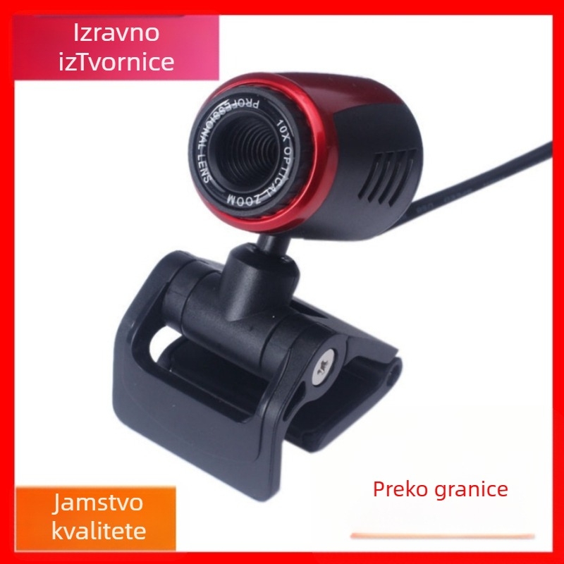 USB kamera bez drivera za desktop i notebook, HD 1024x768, 30fps, USB 2.0, ugrađeni mikrofon