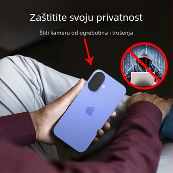 Plastični zaštitnik leće kamere s zaštitom privatnosti za iPhone 15/16/17 – Van ais X16