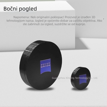 Set zaštitnih kapica za Vivo telekonverter objektiv, prednja i stražnja kapica uz klip