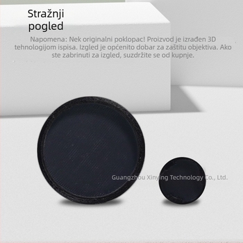 Set zaštitnih kapica za Vivo telekonverter objektiv, prednja i stražnja kapica uz klip
