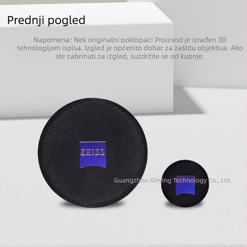 Set zaštitnih kapica za Vivo telekonverter objektiv, prednja i stražnja kapica uz klip