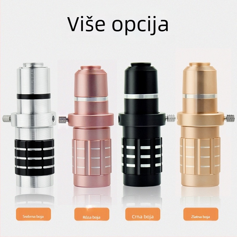 Grids 12x telefoto objektiv za telefon – HD optika, plug-in dizajn, prijenosni za vanjsku upotrebu, teleskop za pametni telefon