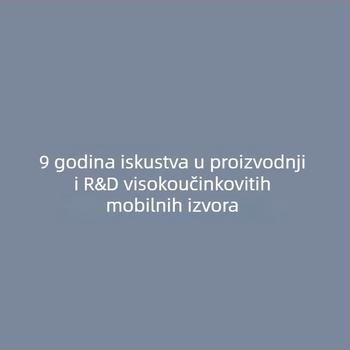 Power Bank Blue Screen — Višestruki USB izlaz (Napon 5V/9V/12V/24V, Učinkovitost 88%)
