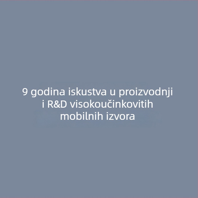 Power Bank Blue Screen — Višestruki USB izlaz (Napon 5V/9V/12V/24V, Učinkovitost 88%)