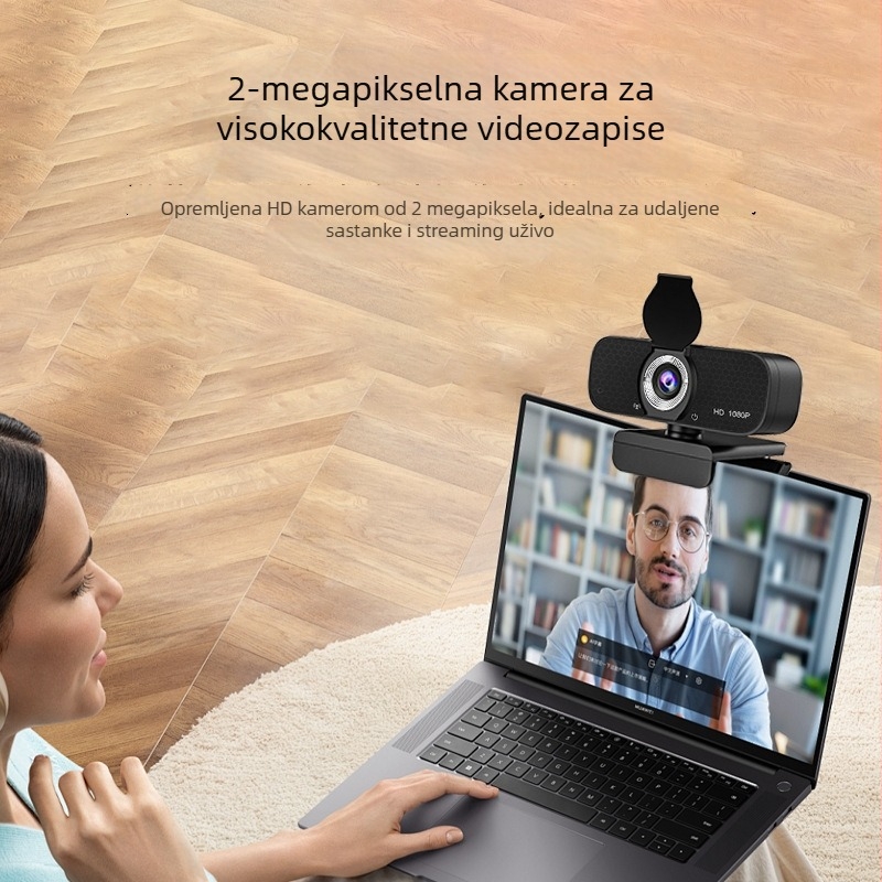 Konferencijska kamera s 2MP senzorom, maksimalna rezolucija 2592x1944, 30FPS, USB 2.0, ugrađeni mikrofon