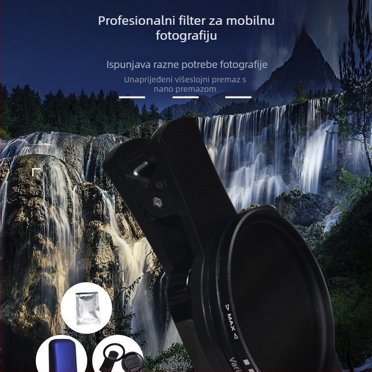 Pufier prilagodljivi ND2-400 neutralni filter za pametne telefone – za koncertno snimanje s anti-laserskom zaštitom i zaštitom od pretjerane izloženosti, kompatibilan s Apple, Huawei, Xiaomi, Vivo