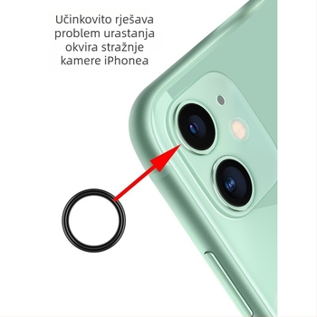 Kružni zaštitnik kamere mobitela za Apple stražnji objektiv, vodootporan, otporan na potonuće, brtvljenje, gumeni prsten ublažavanja