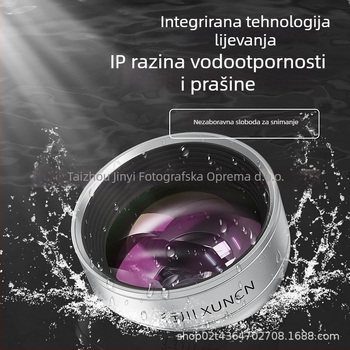Xingchuan 6K vanjska širokokutna leća za mobitele – prašnootporna i vodootporna HD staklena leća, kompatibilna s Androidom i iOS