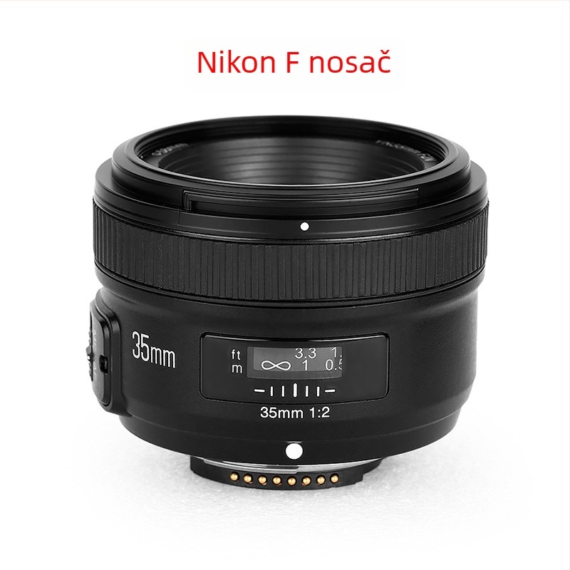 Yongnuo YN 35mm F2 za Nikon F bajonet, full-frame fiksni objektiv, 58mm filter, najmanja udaljenost fokusiranja 0,25 m