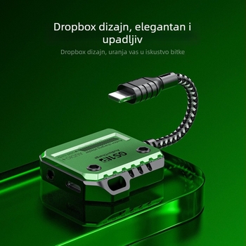 Plextone GS1 ip-30W Lightning dvostruka zvučna kartica pretvarač za slušanje i punjenje istovremeno pri igranju na mobitelu