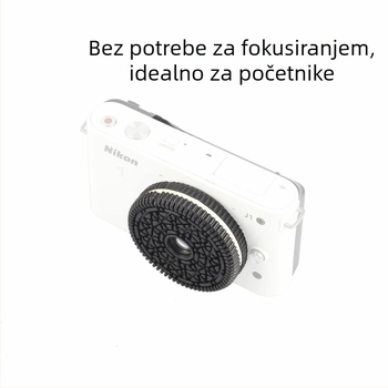 Nikon 1 bajonet objektiv, 32 mm f/10 pan-focus, fiksni fokus, za bezrcalne fotoaparate, težina 30 g