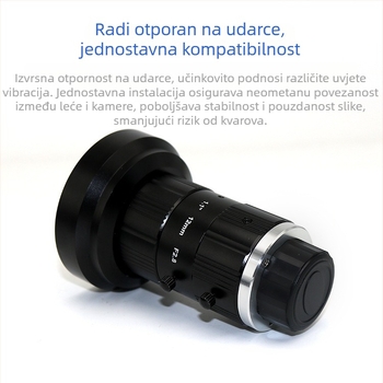 1,1-inčni fiksni objektiv za C-mount kamere, 12MP/25MP, industrijski s niskom distorzijom i iznimno jasnim prikazom