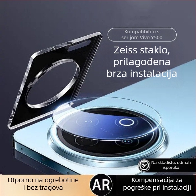 Vivo Y500 zaštitni film za objektiv stražnje kamere – kaljeni zaštitni film, ultra jasna, otporna na padove