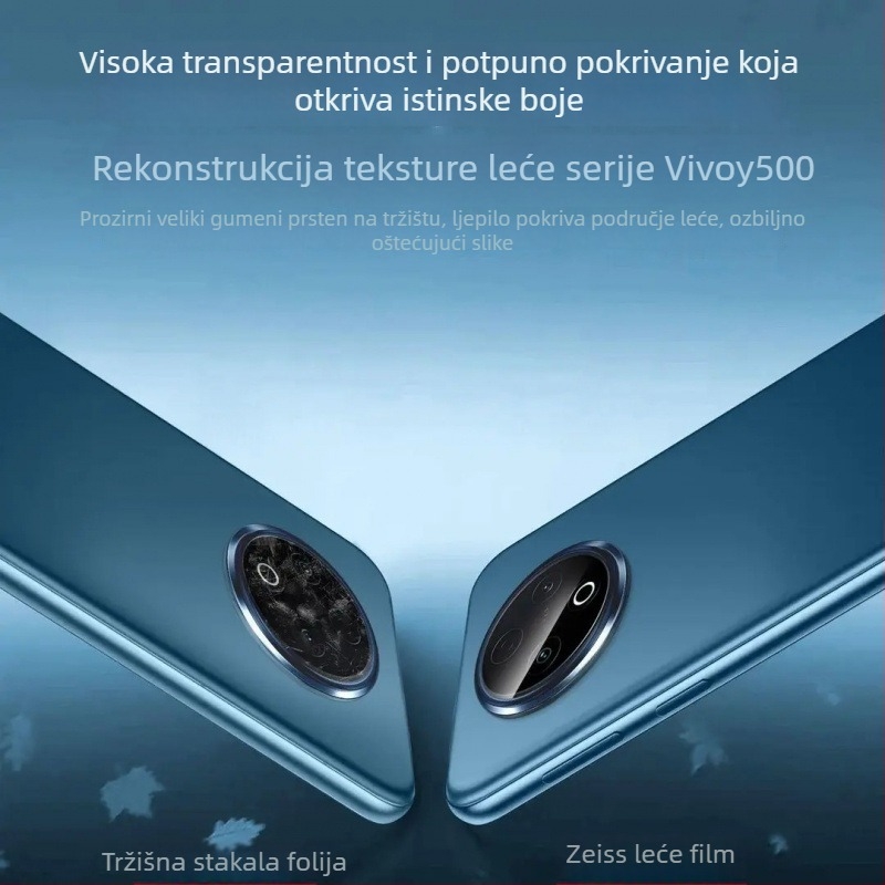 Vivo Y500 zaštitni film za objektiv stražnje kamere – kaljeni zaštitni film, ultra jasna, otporna na padove