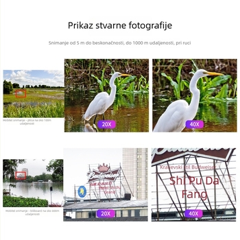 APEXEL teleobjektiv za pametni telefon, 20-40x, model 20-40xCR50, univerzalna kompatibilnost, HD za duga snimanja