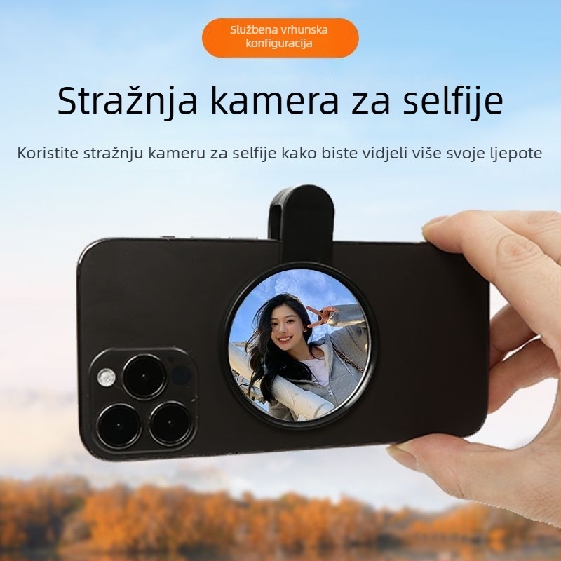 Vanjska selfie leća s ogledalom za Android i iPhone – 9. generacija