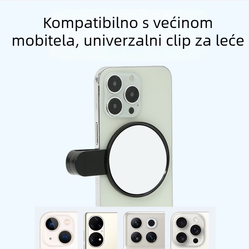 Vanjska selfie leća s ogledalom za Android i iPhone – 9. generacija