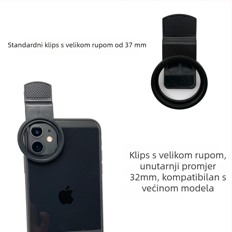 SINISI F-SH06 Koralni filter za reef akvarij i fotografiju mobitelom – 6-u-1 set, kompatibilan s većinom pametnih telefona