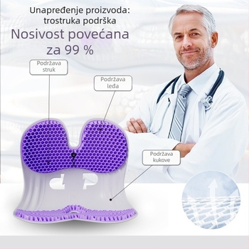 Jastučnica za stol s PP materijalom, punjenje od TPE, jedinstven jednodijelni uzorak, moderan jednostavan stil, za ured i dom