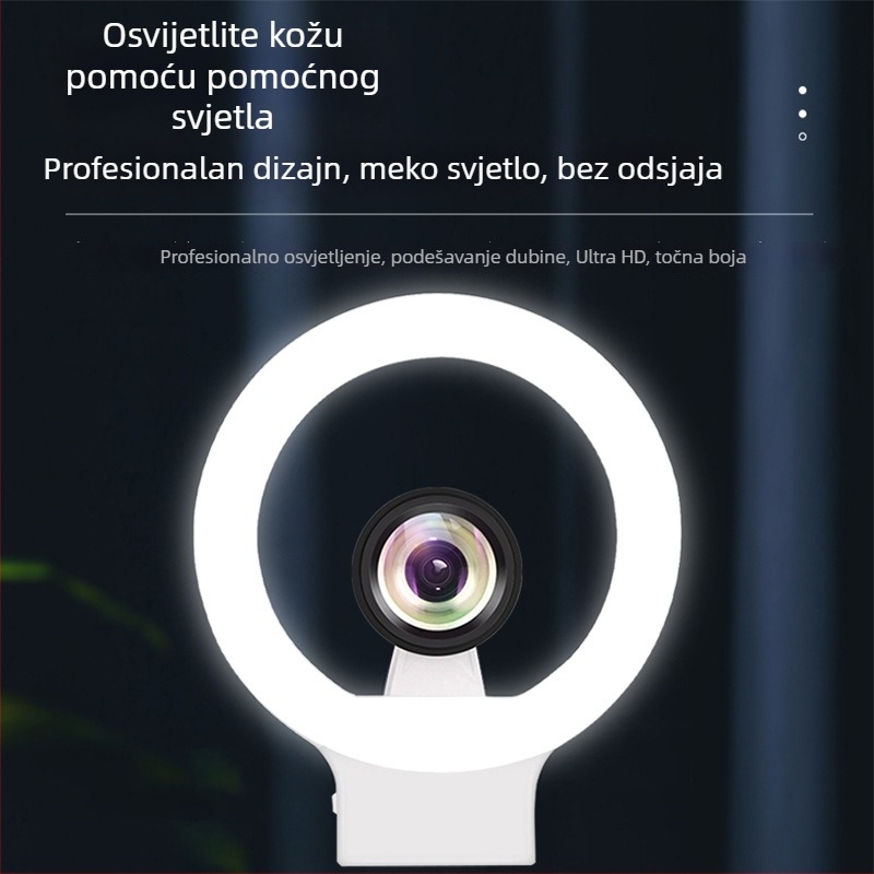 JOVOCN JV-M1 Makro Objektiv s Osvjetljenjem za Fotografiju Trepavica, Nakit i Ljepote — Kompatibilan s Općom Značkom i Općim Modelom