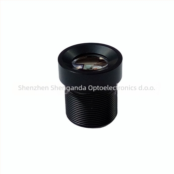 Objektiv za nadzor, žarišna duljina 12 mm, otvor blende f/2.0, kut gledanja 28°, promjer filtra 8 mm, minimalna udaljenost fokusiranja 0,3 m