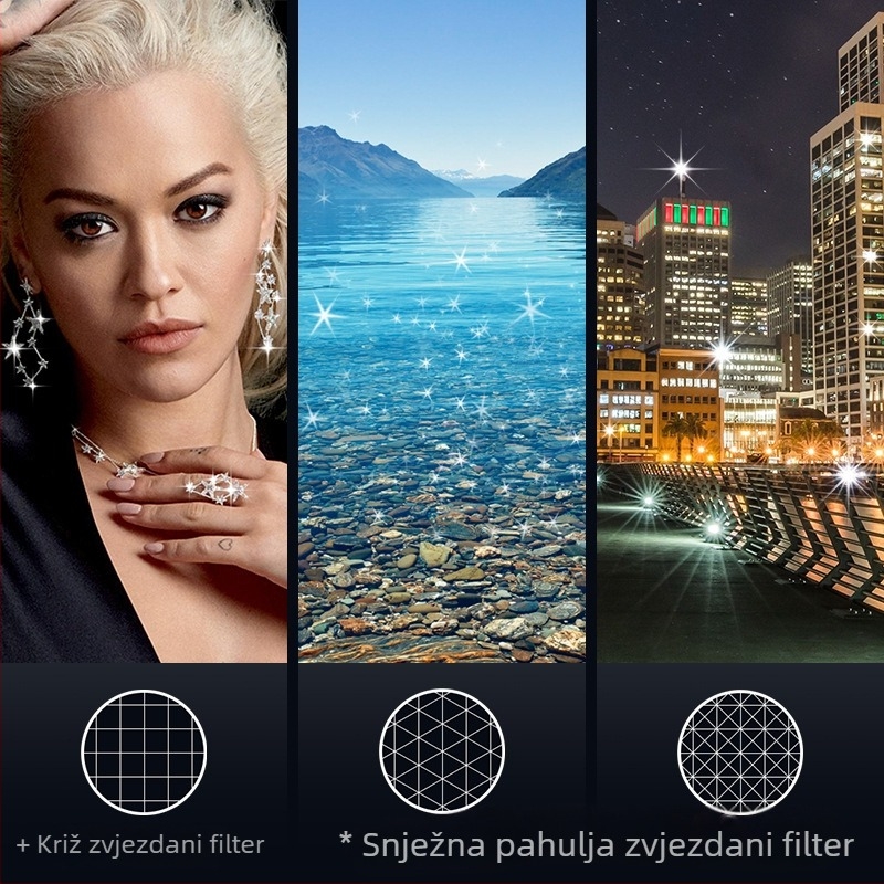 Objektiv za mobitel sa Starlight filtrom i CPL polarizatorom, univerzalna kompatibilnost