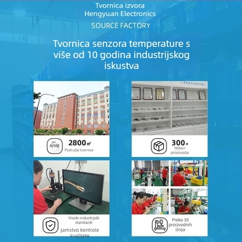 Termistorski senzor temperature s mosadnim navojem i sondom, 50K 3950, HY-TB073-SM-2A-50K za temperaturu vode motocikla