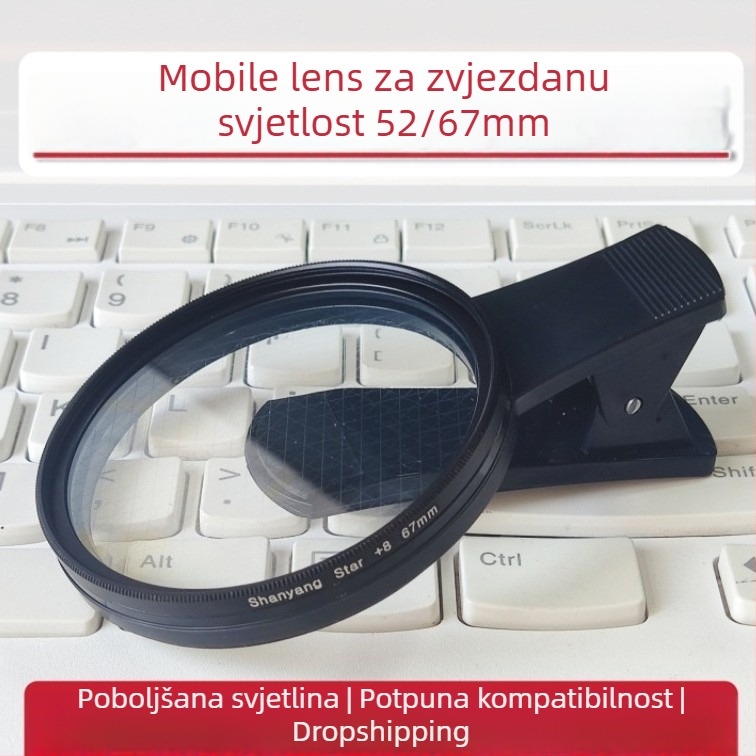 Filter objektiva za mobitel, model SY-CPL-67, univerzalni, predstavljen 2023