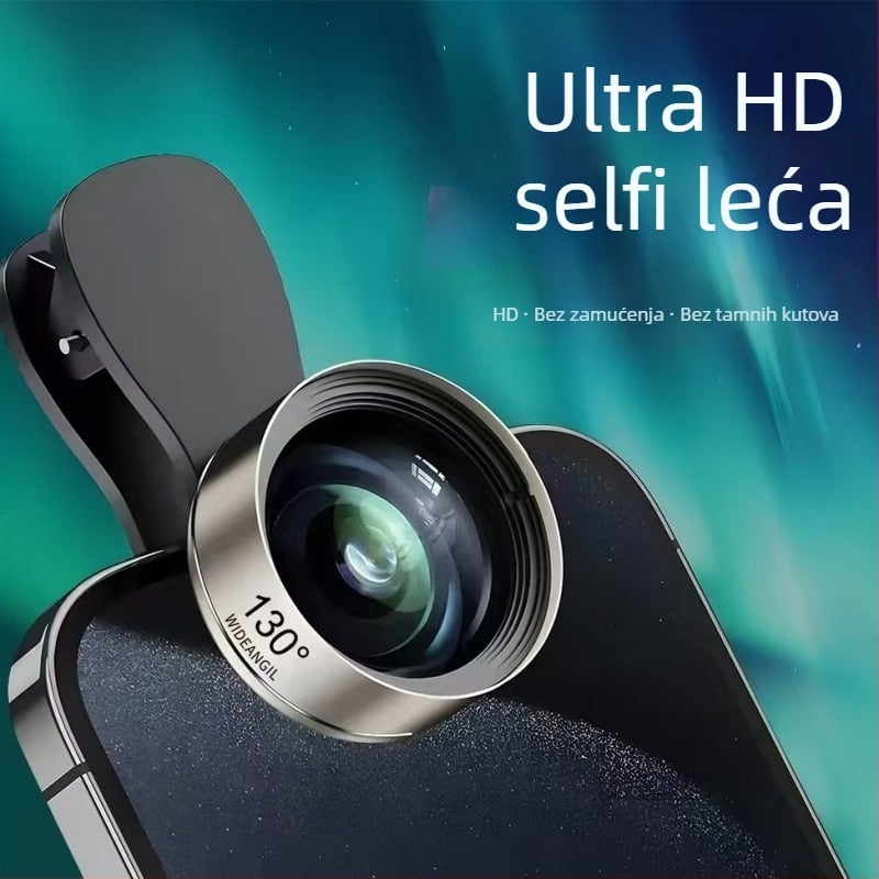 Hongguan HD širokokutni objektiv 130° – univerzalna kompatibilnost
