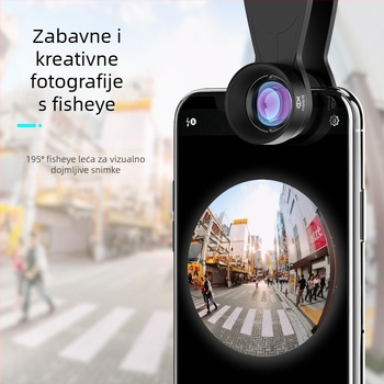 Trojni objektiv za mobitel: širokokutni, makro i fisheye uz univerzalnu kompatibilnost