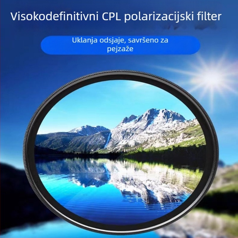 CPL polarisator za mobitel s klipom, HD filter za uklanjanje odsjaja