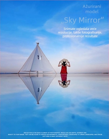 Sočivo za mobitel s nadogradnjom Sky Mirror, HD odraz, vodoravna i okomita univerzalnost, daljinski upravljač