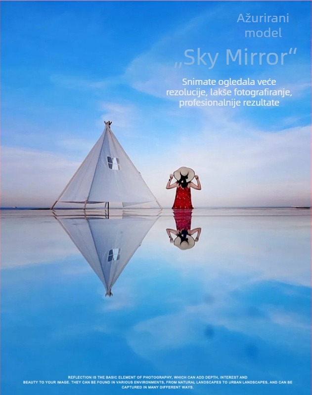 Sočivo za mobitel s nadogradnjom Sky Mirror, HD odraz, vodoravna i okomita univerzalnost, daljinski upravljač