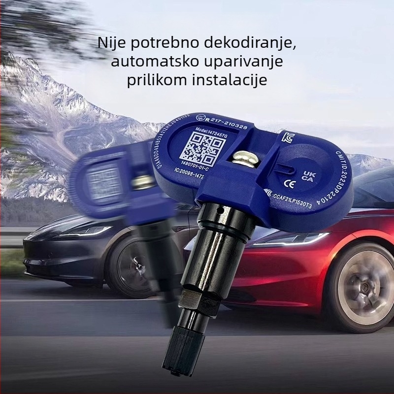 Senzor tlaka u gumama za sve Tesla modele, s integriranim visokopreciznim TPMS senzorima