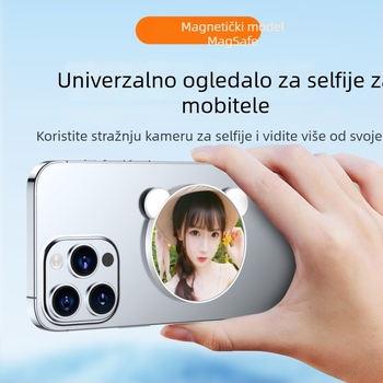 TH-262 MagSafe magnetsko selfie ogledalo za telefon, široki kut objektiv sa klipom, univerzalna kompatibilnost