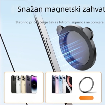 TH-262 MagSafe magnetsko selfie ogledalo za telefon, široki kut objektiv sa klipom, univerzalna kompatibilnost