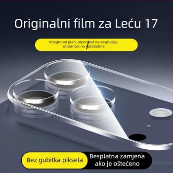 Film zaštite objektiva kamere za Apple iPhone 17 seriju – potpuno pokriće