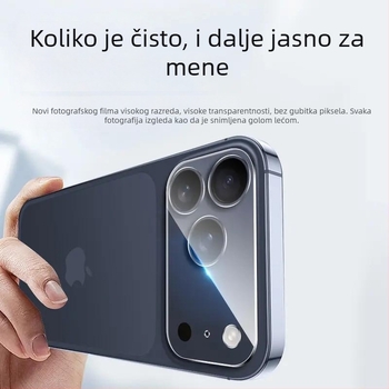 Film zaštite objektiva kamere za Apple iPhone 17 seriju – potpuno pokriće